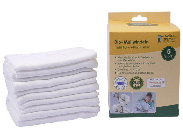 Produktfoto zu Mullwindeln weiß