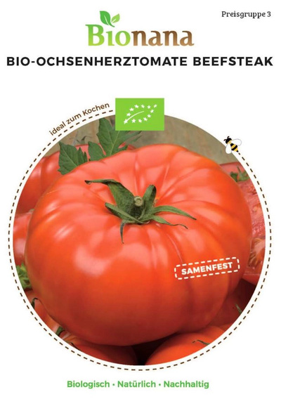 Produktfoto zu Saatgut Ochsenherztomate Beefsteak