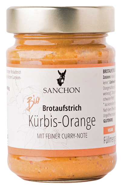 Produktfoto zu Brotaufstrich Kürbis-Orange
