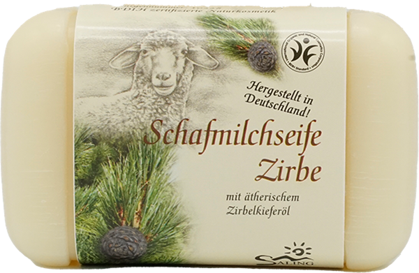 Produktfoto zu Schafmilchseife Zirbe