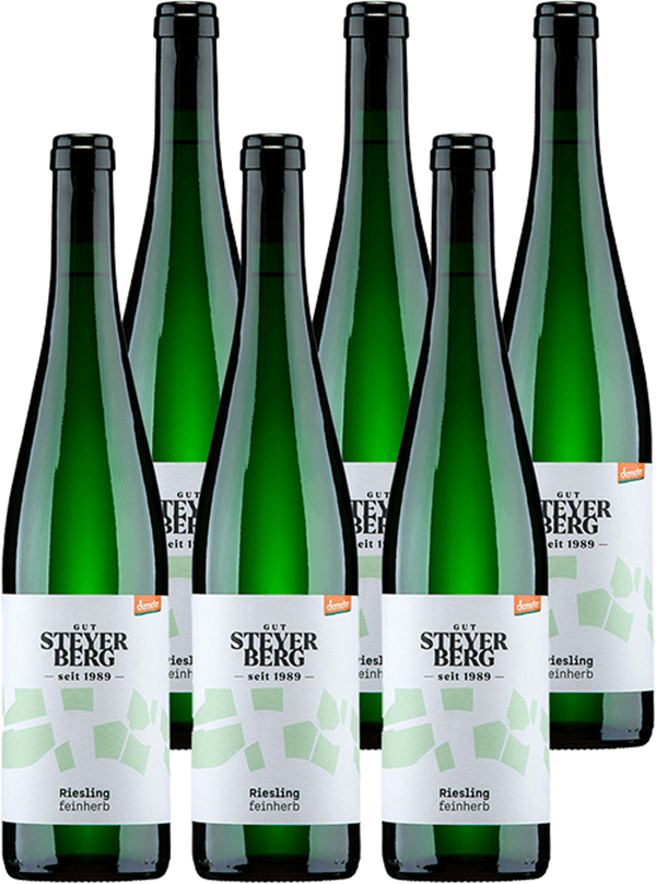 Produktfoto zu Riesling feinherb 6 x 0,75 l