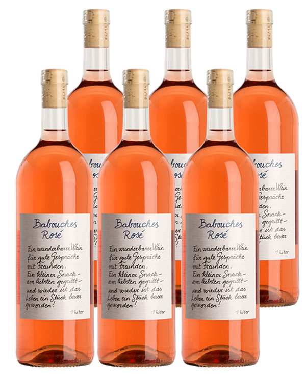 Produktfoto zu Babouches rosé 6 x 1 l