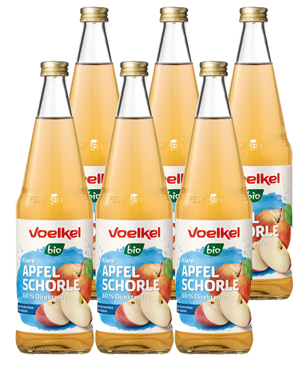 Produktfoto zu Apfelschorle klar Kasten