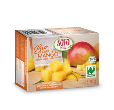 Produktfoto zu Gewürfelte Mango