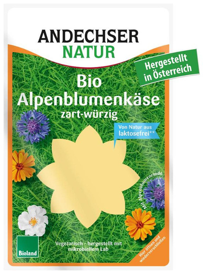 Produktfoto zu Alpenblumenkäse Scheiben