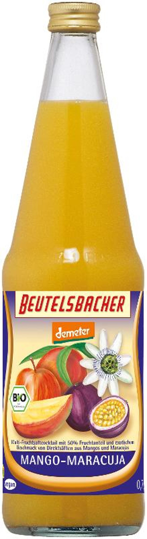 Produktfoto zu Mango-Maracuja-Saft 0,7 l