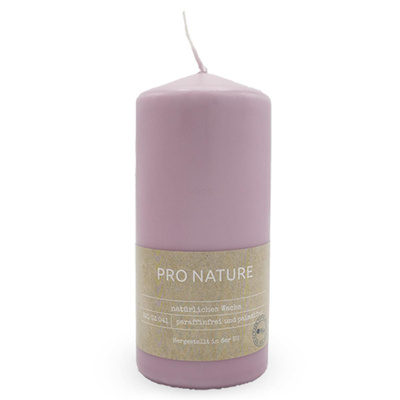 Produktfoto zu Kerze Stearin Flieder