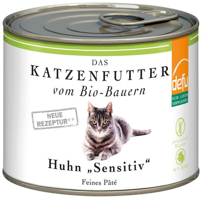 Produktfoto zu Katzenfutter Paté Huhn sensitiv