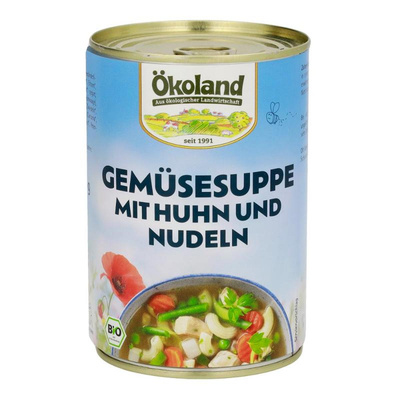 Produktfoto zu Gemüsesuppe mit Geflügel