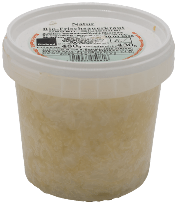 Produktfoto zu Sauerkraut frisch NATUR Becher