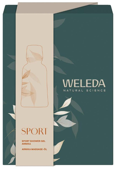 Produktfoto zu Geschenkset Sport Arnika Shower Gel _ Massage Öl