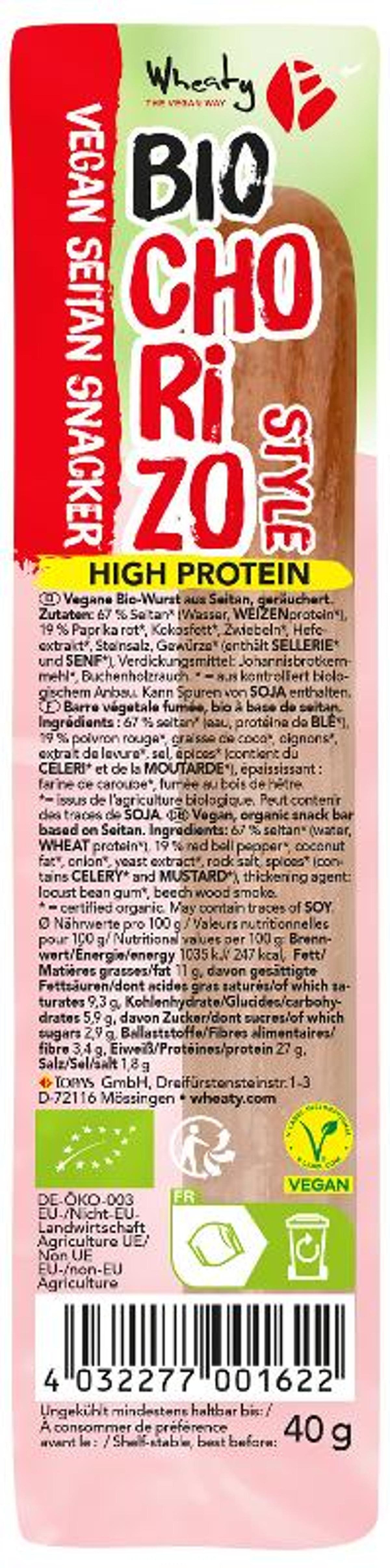 Produktfoto zu Spacebar Chorizo