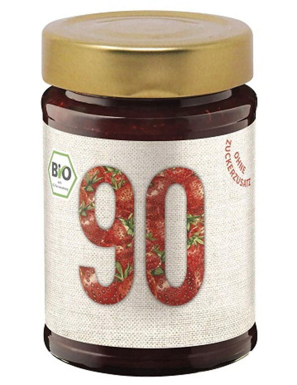 Produktfoto zu Fruchtaufstrich 90 Erdbeere ohne Zucker