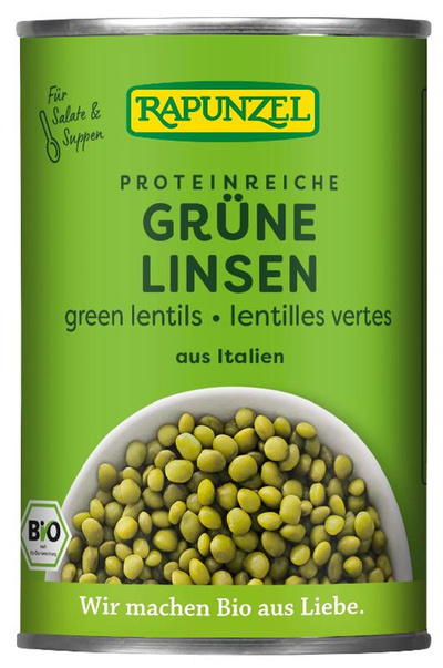 Produktfoto zu Grüne Linsen in der Dose