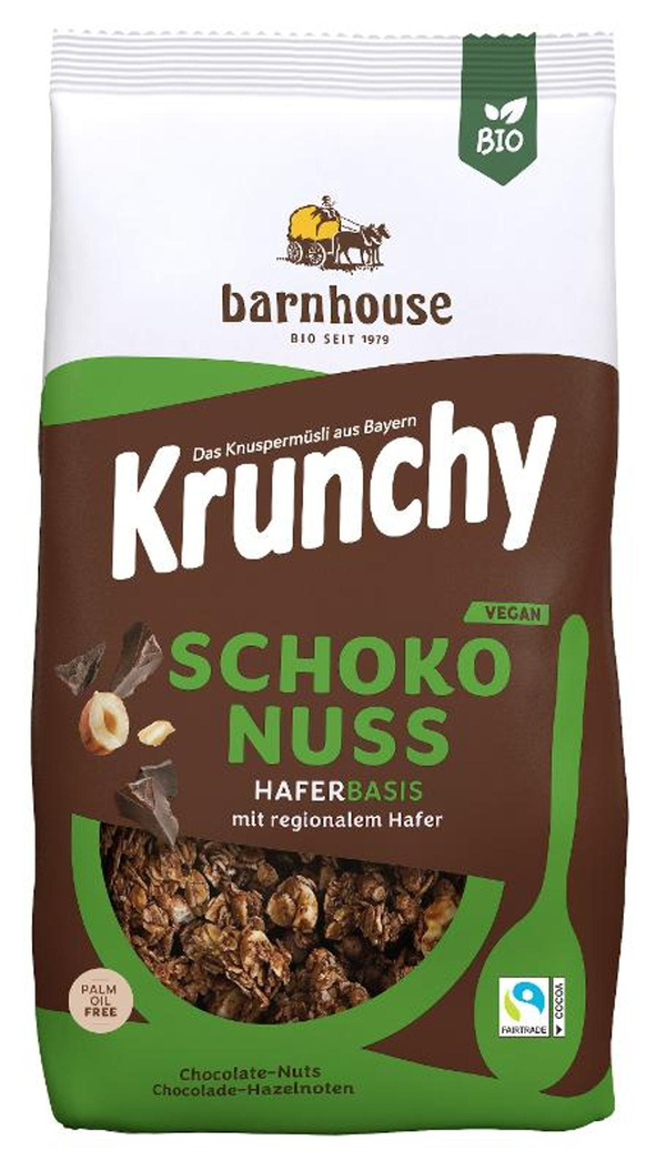 Produktfoto zu Krunchy Zartbitter Nuss