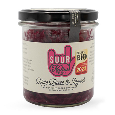 Produktfoto zu Rote Beete & Ingwer Kimchi