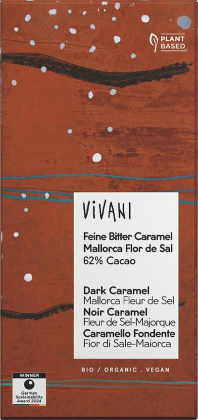 Produktfoto zu Schokolade Feie Bitter Caramel - Fleur de Sal