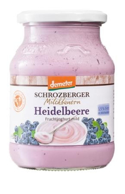 Produktfoto zu Joghurt Glas Heidelbeere