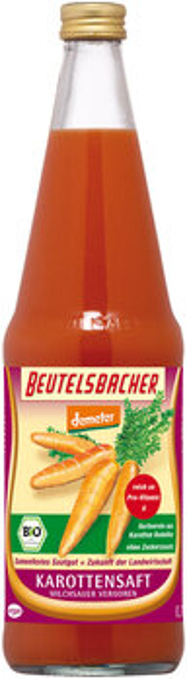 Produktfoto zu Karottensaft milchsauer vergoren