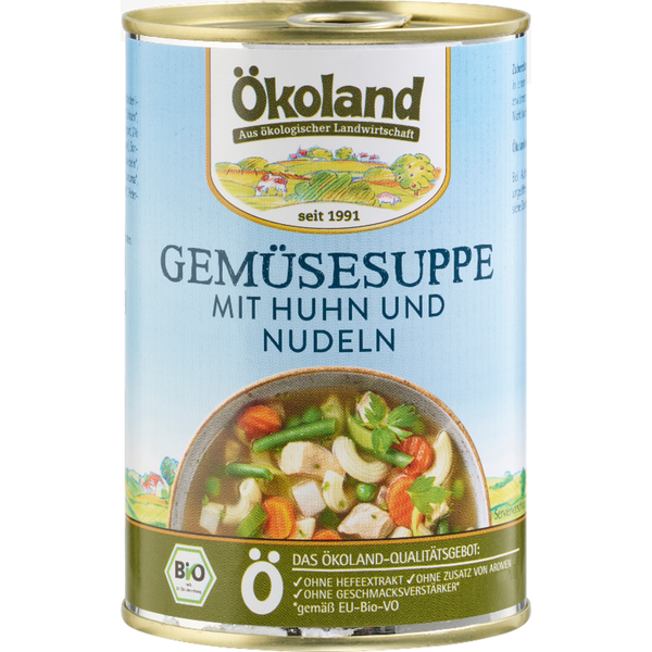 Produktfoto zu Gemüsesuppe mit Geflügel
