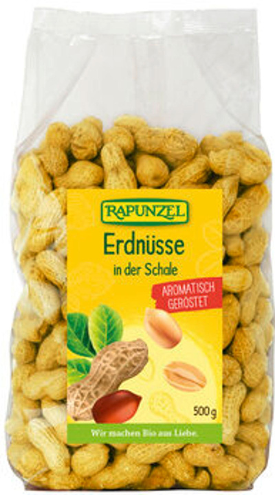 Produktfoto zu Erdnüsse in der Schale geröstet