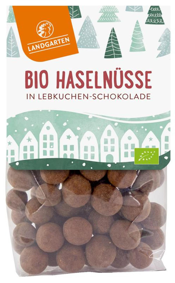 Produktfoto zu Haselnüsse in Lebkuchen-Schokolade