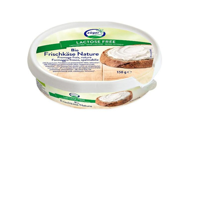 Produktfoto zu Frischkäse Natur lactosefrei