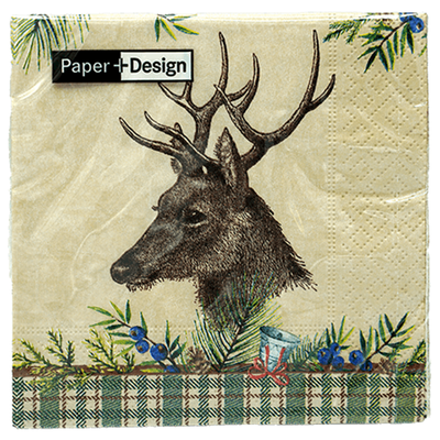 Produktfoto zu Cocktailserviette  Deer