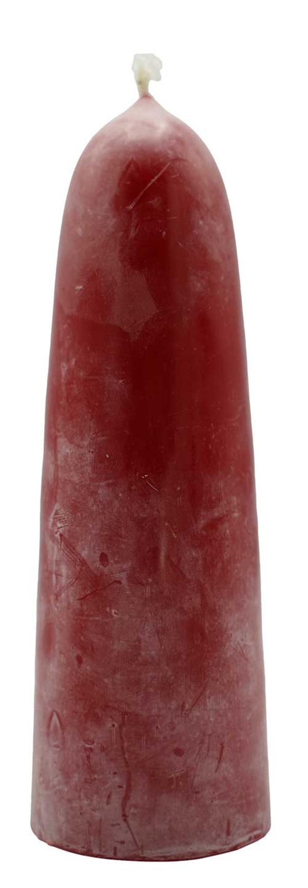 Produktfoto zu Dicke Kerze rot aus Höhenberg