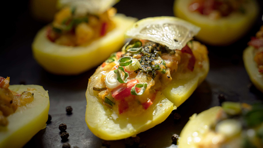 Rezeptbild für Gefüllte Kartoffeln