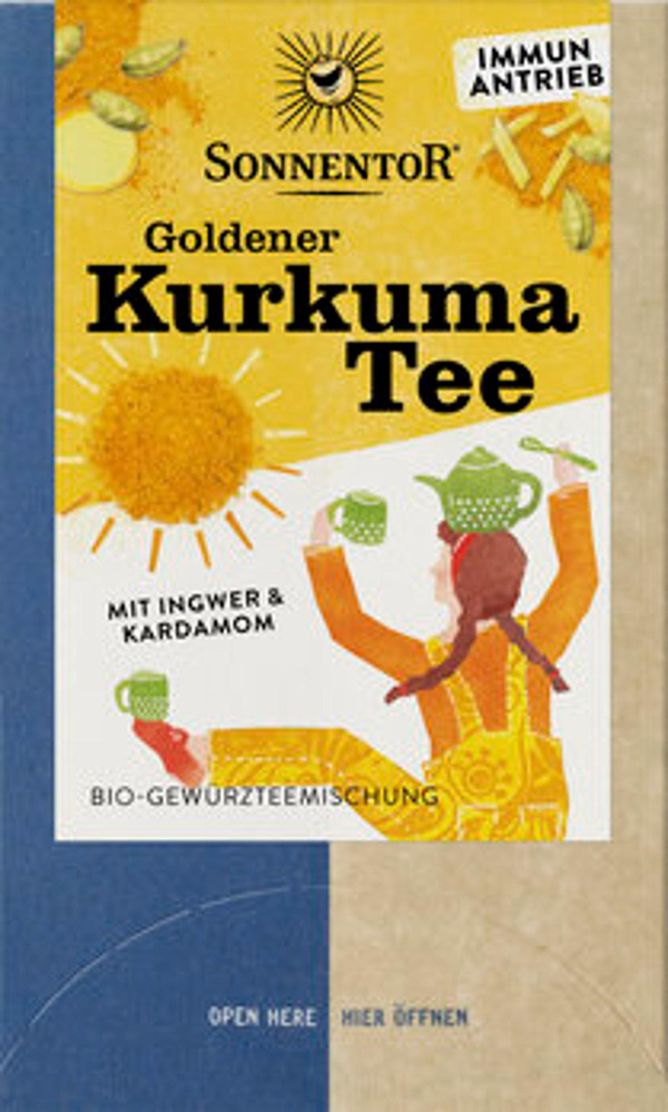 Produktfoto zu Goldener Kurkuma-Tee