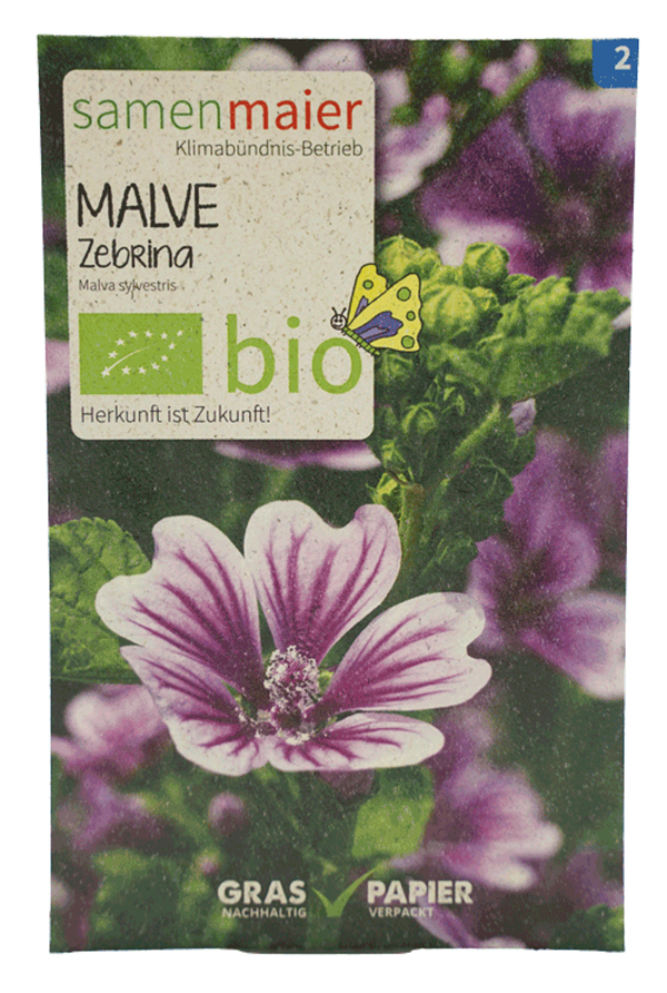 Produktfoto zu Saatgut Malve Zebrina