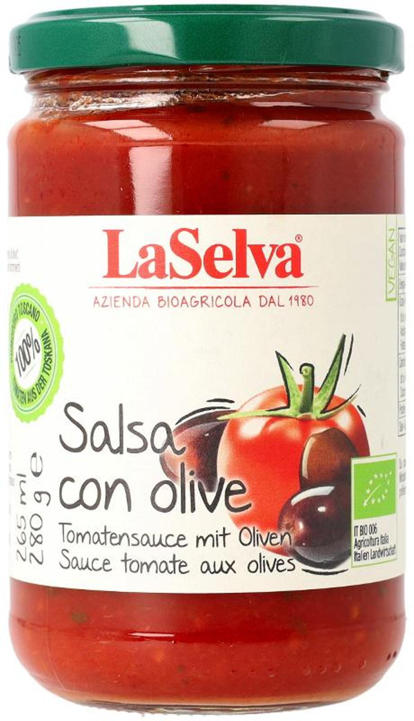 Produktfoto zu Tomatensauce Salsa con olive
