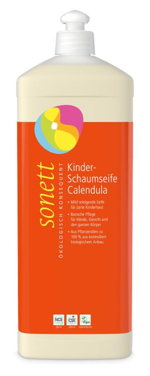 Produktfoto zu Kinder-Schaumseife Calendula Nachfüll-Flasche