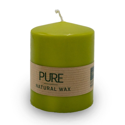 Produktfoto zu Stumpenkerze olive