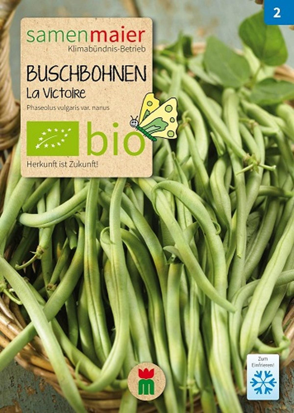 Produktfoto zu Saatgut Buschbohnen La Victoire