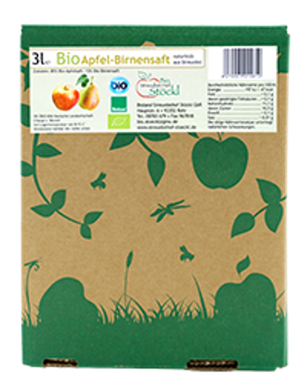Produktfoto zu Apfel Birnensaft Bag in Box
