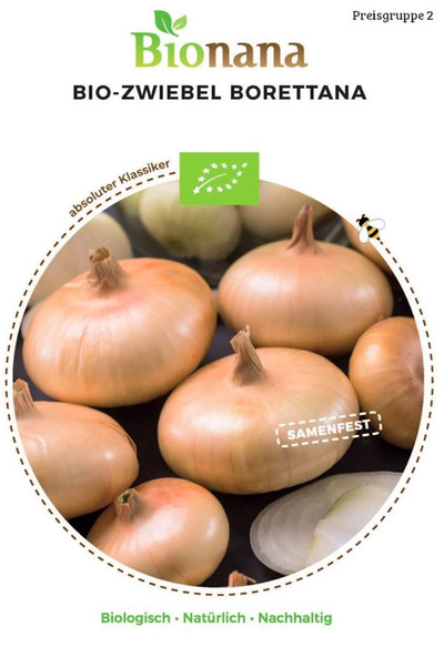 Produktfoto zu Saatgut Zwiebel Borettana