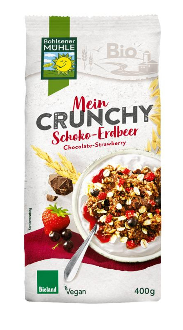 Produktfoto zu Crunchy Schoko-Erdbeer