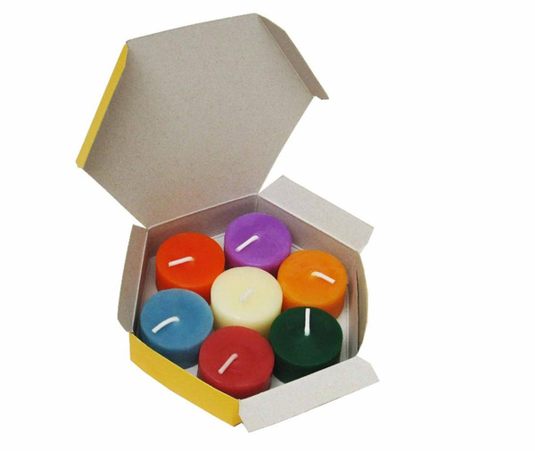 Produktfoto zu Teelichter bunt