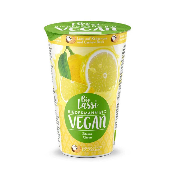 Produktfoto zu Lassi Zitrone vegan