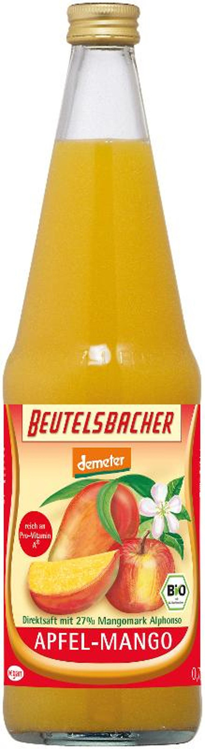 Produktfoto zu Apfel-Mango-Saft 0,7 l