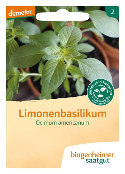Produktfoto zu Saatgut Limonenbasilikum