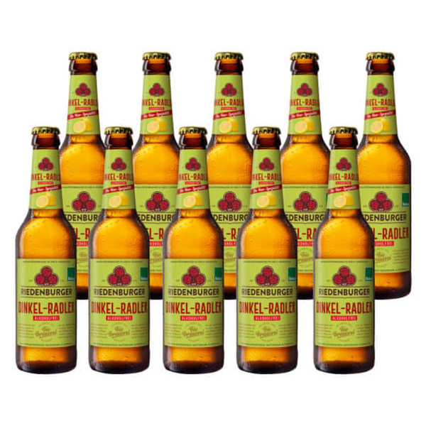 Produktfoto zu Riedenburger Dinkel Radler alkoholfrei 10 x 0,33 l