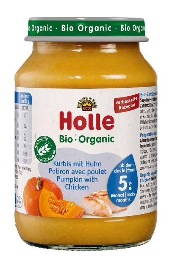 Produktfoto zu Babygläschen Kürbis & Huhn