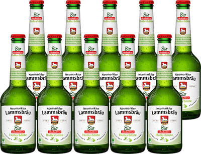 Produktfoto zu Lammsbräu alkoholfrei & Hollerblüte10 x 0,33 l