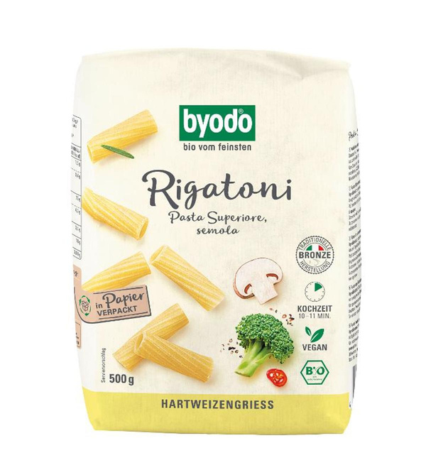 Produktfoto zu Rigatoni hell