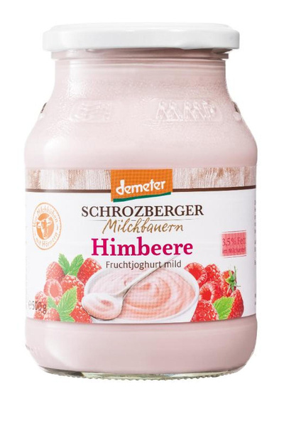 Produktfoto zu Joghurt Glas Himbeere