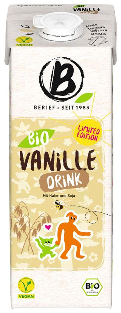 Produktfoto zu Vanille Drink mit Hafer und Soja