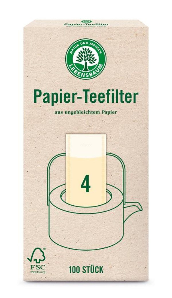 Produktfoto zu Papier-Teefilter Größe 4